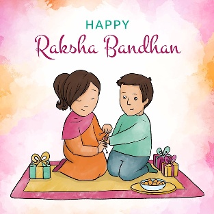 Raksha Bandhan 2 Line Status, Rakhi images & Rakhi wishes